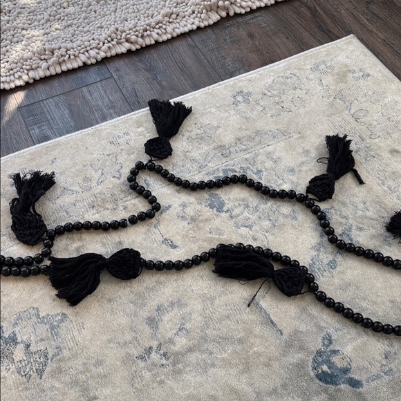 Bundle- Wood Bead Tassel Garland Wooden 72 inch 6 ft - Picture 12 of 12